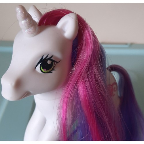 G3 My Little Pony Sweetie Belle Glitzer Horn Einhorn Hasbro MLP Selten Rarität