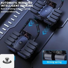 Automatic Rebound Ab Wheel Roller 4-Wheel Design with Elbow Support Pad