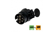 7 auf 13 Pol Adapter Anh&auml;ngersteckdose Anh&auml;ngerkupplung Stecker