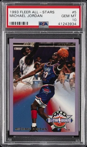 1993 FLEER ALL-STARS #5 MICHAEL JORDAN PSA 10