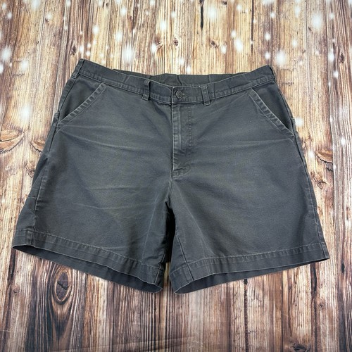 Patagonia Organic Cotton Canvas Men's Shorts Carpenter Utility Gray Size 38 - Picture 3 of 13