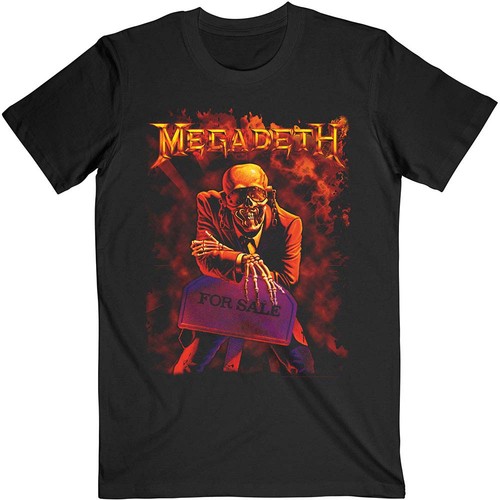 Men's Megadeth Peace Sells Slim Fit T-shirt Small Black