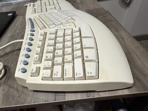 Microsoft Natural Keyboard Pro USB PS/2 Ergonomic Keyboard White RT9401 READ - Picture 7 of 15