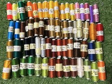 75 Spools Dee Lite Yellow Punch Needle Embroidery Yarn Beautiful Mixed Colors