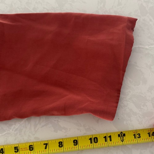 MNG Mango Rust Red Kimono Jacket Open Front Cardigan Oversized Pockets Boho S - Picture 6 of 8