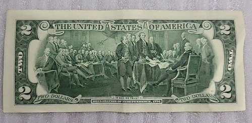 2013 L Fancy Serial Number Two Dollar Bill L24599986A *BIL31 - Picture 2 of 3
