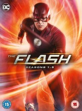 The Flash: Seasons 1-5 DVD (2019) Grant Gustin cert 15 27 discs Amazing Value