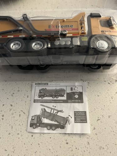 HAPYAD Dump Truck Toy Metal Cab, Friction Powered Large Dump Trucks- NEW !!!! - Picture 18 of 20