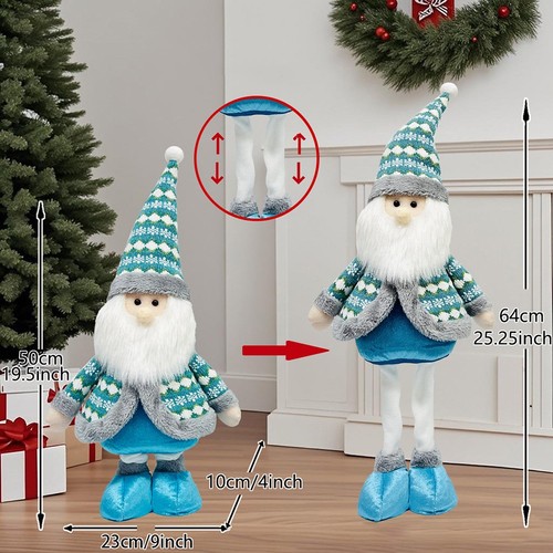 Stretchable Christmas Gnome Doll: Adorable Holiday Decor with Customizable - Bild 8 von 25