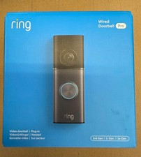 Ring Video Doorbell Pro 3rd Gen. 4k Video Camera RRP £220 New 2025 Plug-in 2025!