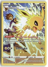 Jolteon Ultra Rare SWSH09: Brilliant Stars Trainer Gallery TG04/TG30