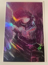 Ghost Rider Foil Comic Size Art Print Nate Jones