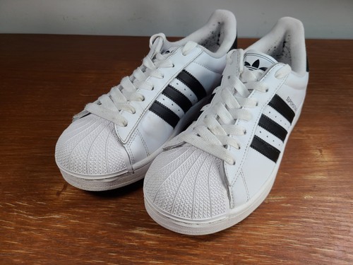 Scarpe Adidas Originals Superstar II 2 (Cloud White/Nero) da uomo taglia 10 IH8659 - Foto 2 di 10