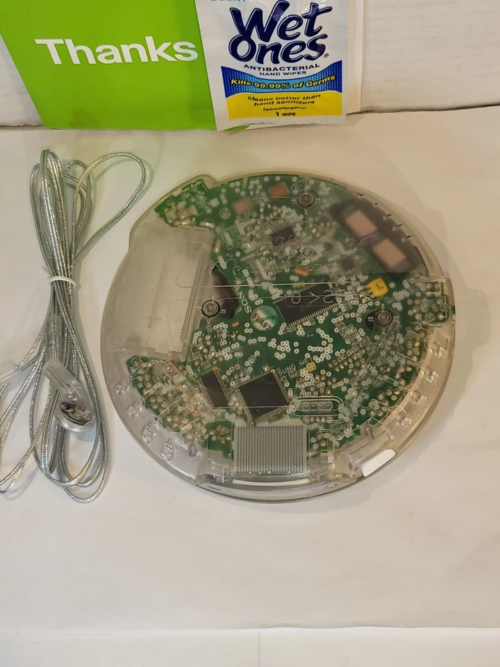 Sony Walkman D-FJ003FP Clear Federal Prison CD Player Radio+HEADPHONES READ INFO - Image 4 of 4