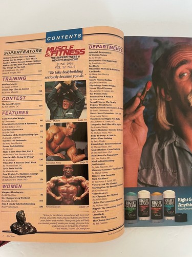 MUSCLE & FITNESS Bodybuilding Magazines Lot 1991 - Picture 5 of 8