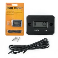 Waterproof Digital Hour Meter Sport Motorcycle ATV Snowmobile Marine Dirt Hzugff
