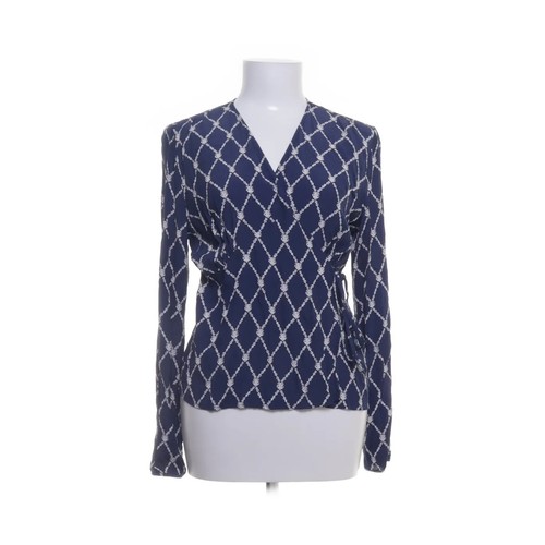 Tommy Hilfiger, Wickelbluse, Größe: 38, Blau, Viskose, Damen #72U