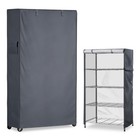 Waterproof Shelf Cover,600D Heavy Duty Dustproof Storage Wire Rack Covers,Out...