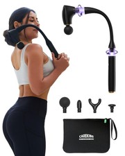 2-in-1 Detachable Percussion Massage Gun with Extension Handle, Back Massager...