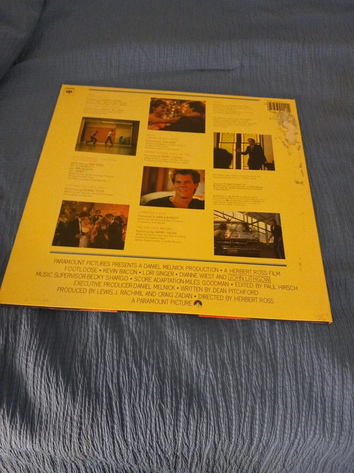 Footloose Original Movie Soundtrack Vinyl LP 1984 Columbia JS 39242 Foto 2 de 4