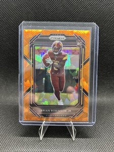 2022 Panini Prizm - Rookies Brian Robinson Jr. #321 Orange Ice Prizm (RC)