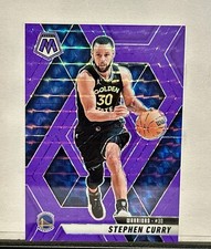 2024-25 Panini Mosaic Stephen Curry #163 Fluorescent Purple Mosaic Prizm /249