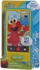 Mew Sesame Street Chat with Elmo Cell Phone w/ Music & Sounds Age 2+ Just Play