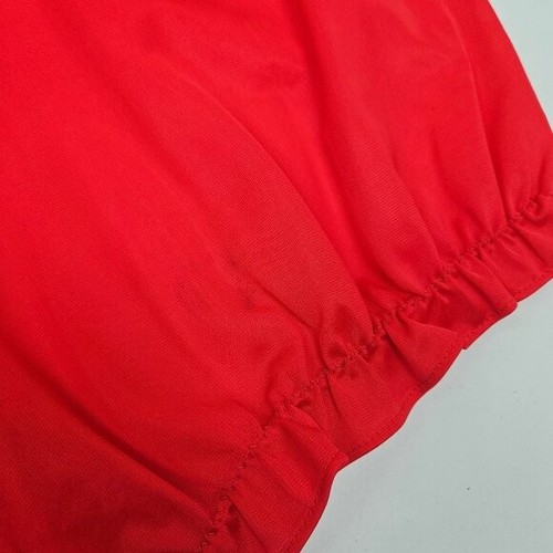 Slip donna vintage pin up bloomers gamba increspata rosso corallo fluo retrò - Foto 5 di 9