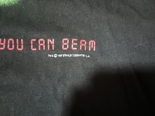 Vintage Stanley Desantis Alien Graphic Beam Single Stitch T Shirt XL 1997 - Picture 6 of 8