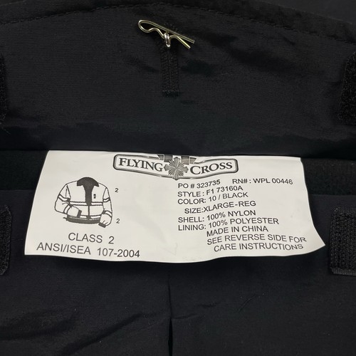 NWT FLYING CROSS 73160A SIZE XL REG LAYERTECH REVERSIBLE JACKET HIGH-VIS/BLACK - Picture 7 of 11