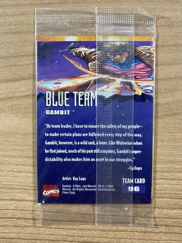 Factory-Sealed 1995 Fleer Ultra X-Men Wolverine Promo Yellow Card Pack Cello - Foto 9 di 19