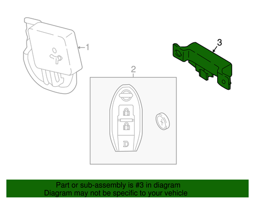 Genuine Nissan Antenna Assembly 285E4-C997A - Picture 2 of 2