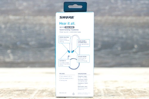 Shure SE215SPE Special Edition HighDefinition Sound Isolating Earphones - Blue - Picture 2 of 2