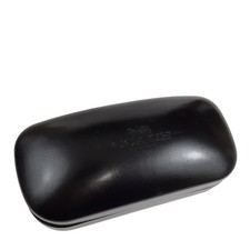Coach Black Leather Hard Shell Sunglasses Case Eyeglasses Storage Case