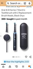 Oral-B iO Series 7 Rechargeable  Electric Toothbrush - Black - B3