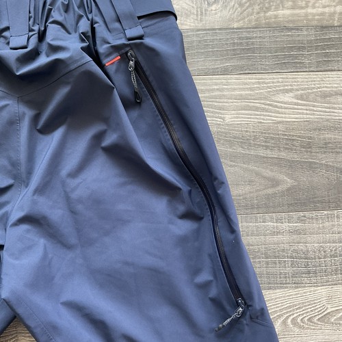Mammut La Liste HS Hardshell Gore-Tex Ski Pants Men’s 36 Blue Grey Waterproof - Picture 19 of 20