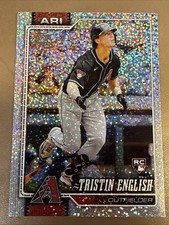 Tristin English Rookie 2026 Topps Series 1 - #346 Baseball Card Sandglitter (RC). rookie card picture