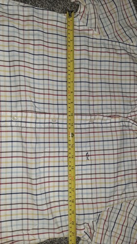 Paul & Shark Yachting Mens Short Sleeve Check Shirt Size 38 / medium - Picture 3 of 5