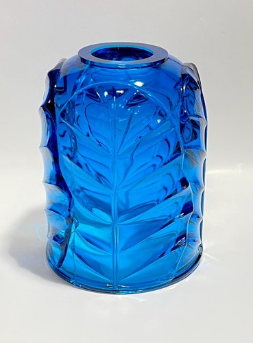 Lámpara/soporte de luz de té vintage vikinga hoja de repollo azul hada solo LEER - Imagen 4 de 11
