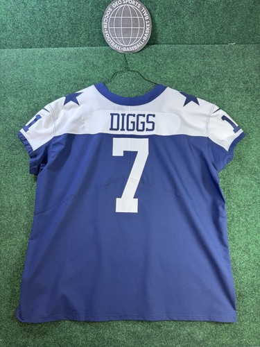 Men’s Nike Dallas Cowboys Trevon Diggs Vapor Elite Jersey Sz 60 DEFECT - Picture 5 of 8