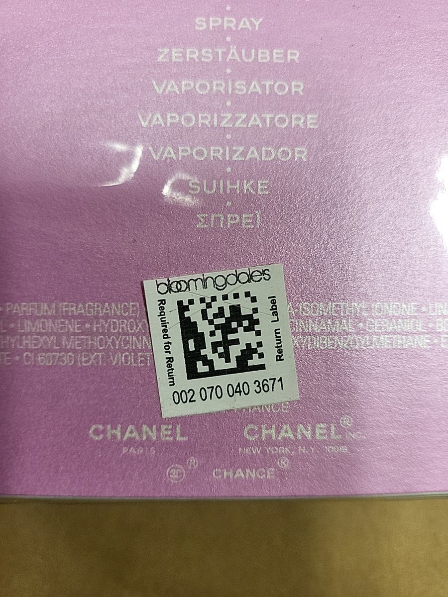 CHANEL CHANCE Eau Tendre Women's Eau de Toilette Spray for