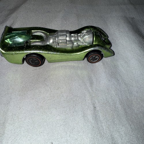 1970 Hot Wheels Antifreeze Green Jet Threat Redline - Picture 5 of 10