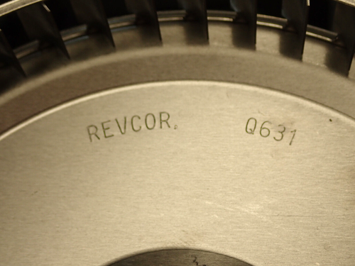 Revcor Q631 L Blowerwheel, Dia 6-1/4", Width 1" - Picture 4 of 4