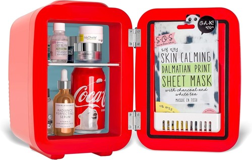 Vintage Coca-Cola 4L Mini Fridge - AC/DC & USB Cooler for Skincare & Drinks - Picture 5 of 10
