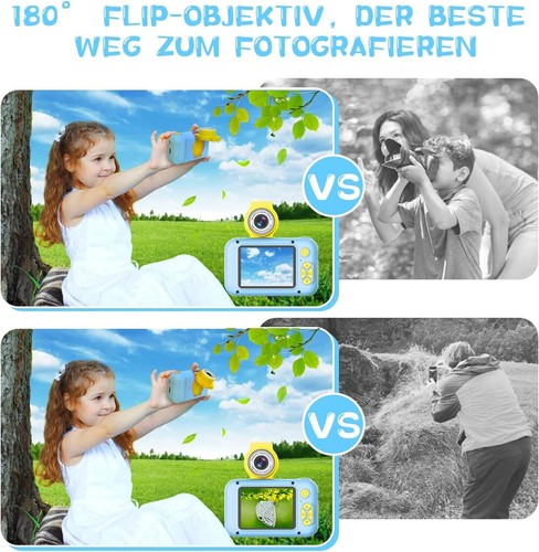 Kinderkamera Kinder Kamera 1080P 32GB SD Karte Selfie Digitalkamera Fotoapparat - Bild 5 von 17
