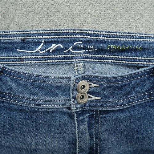INC International Concepts Damenjeans 12 mittelhoher Bund gerades Bein 31" Schrittlänge - Bild 11 von 14