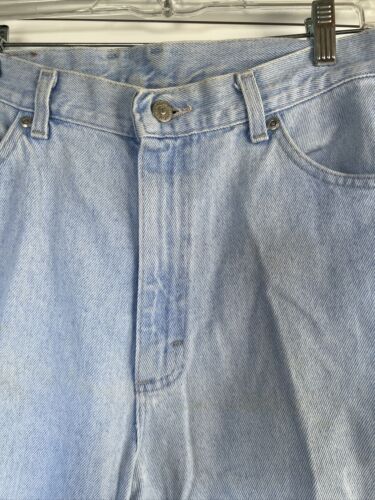 Vintage Lee Mom Jeans High Waist Blue Denim Size 14 Long Made in U.S.A. - 第 3/16 張圖片