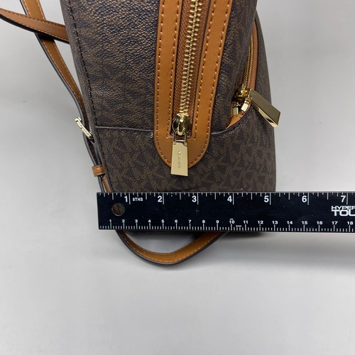 MICHAEL KORS Valerie Backpack Purse Brown / Acorn 38F2G9VB2B - Picture 16 of 22