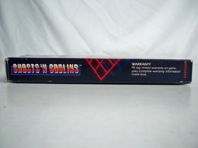 K25i14142 GHOSTS 'N GOBLINS COMPLETE W/ BOX & MANUAL 1986 NES NINTENDO VINTAGE