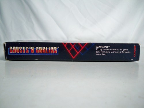 K25i14142 GHOSTS 'N GOBLINS COMPLETE W/ BOX & MANUAL 1986 NES NINTENDO VINTAGE - Picture 4 of 15